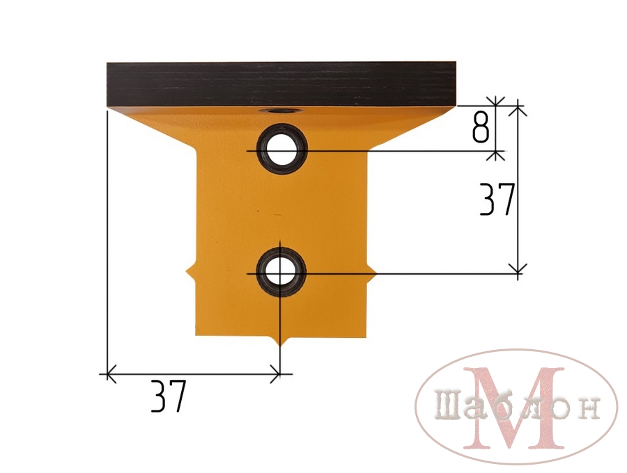Мебельный Т-образный кондуктор для сверления 5 и 8мм отверстий.